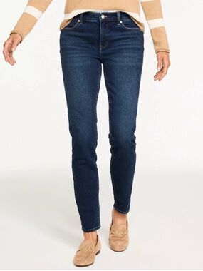 Talbots Women’s Slim Ankle Jean Size 10 Dark Wash